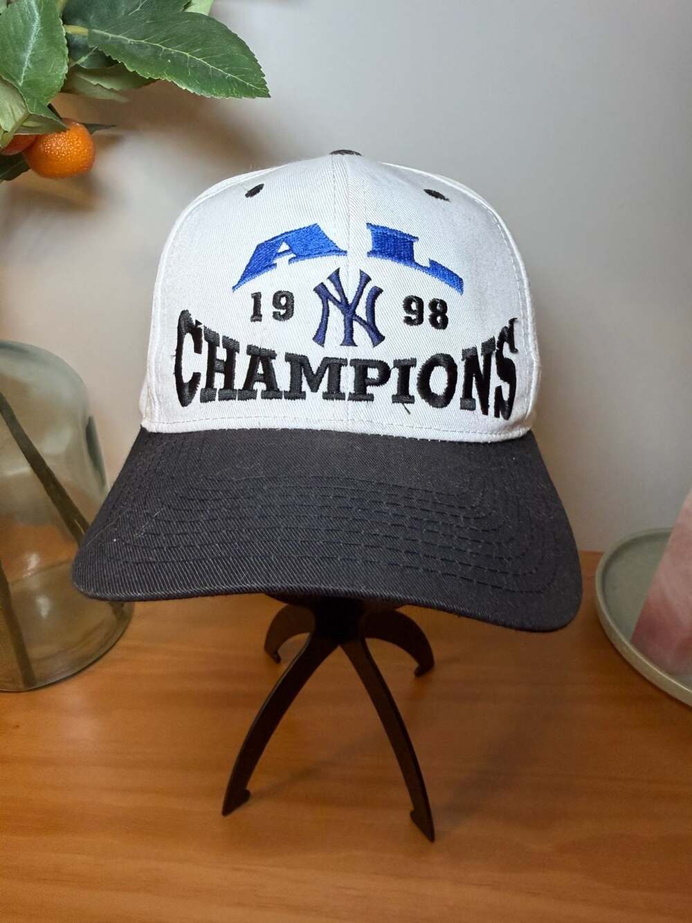 Vintage 1998 New York Yankees American League Champions Snapback Hat